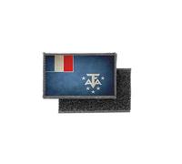 Patch ecusson imprime badge vintage drapeau taaf terres australes et antartiques