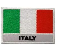 Patch Écusson Motif drapeau italie-n brodé-rie thermocollant