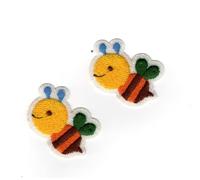 Patch Ecusson Thermocollant 2 x petite abeille 2,50 x 3,50 cm