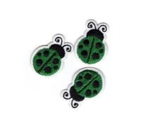 Patch Ecusson Thermocollant 3 x petite coccinelle coloris au choix 1,50 x 2,50 cm