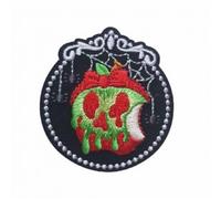 Patch Ecusson Thermocollant Conte de fées Pomme empoisonnée 5 x 5,50 cm