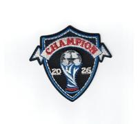 Patch Ecusson Thermocollant Foot Champion du Monde 5,50 x 6 cm