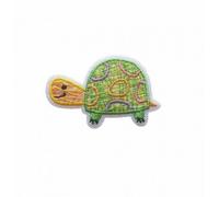 Patch Ecusson Thermocollant Petite Tortue Verte 2 x 4 cm
