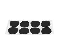 Patch embouchure saxophone, protection durable, Protege Bec Silicone, taille 0.5mm, forme ovale, noir, pour musiciens professionnels et amateurs, pratique musicale quotidienne