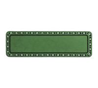 Patch en cuir - 100 x 30 mm avec option de personnalisation Tigerwood - Green