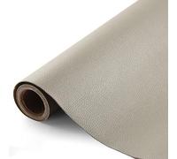 Patch En Cuir auto-adhésif PU trous de réparation Autocollant Cuir Kit Premiers Soins pour Canapé de Siège de Voiture Meubles Vestes Sac À Main Patch gris 100 x 137 cm