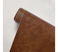 Patch En Cuir auto-adhésif PU trous de réparation Autocollant Cuir Kit Premiers Soins pour Canapé de Siège de Voiture Meubles Vestes Sac À Main Patch brun 69 x 200 cm