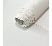 Patch En Cuir auto-adhésif PU trous de réparation Autocollant Cuir Kit Premiers Soins pour Canapé de Siège de Voiture Meubles Vestes Sac À Main Patch LZ-blanc 40 X 120 CM