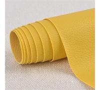 Patch En Cuir auto-adhésif PU trous de réparation Autocollant Cuir Kit Premiers Soins pour Canapé de Siège de Voiture Meubles Vestes Sac À Main Patch jaune 3 30 x 137 cm