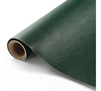 Patch En Cuir auto-adhésif PU trous de réparation Autocollant Cuir Kit Premiers Soins pour Canapé de Siège de Voiture Meubles Vestes Sac À Main Patch vert foncé 1 100 x 137 cm