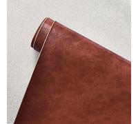 Patch En Cuir auto-adhésif PU trous de réparation Autocollant Cuir Kit Premiers Soins pour Canapé de Siège de Voiture Meubles Vestes Sac À Main Patch Rouge-marron 60 x 138 cm