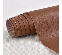 Patch En Cuir auto-adhésif PU trous de réparation Autocollant Cuir Kit Premiers Soins pour Canapé de Siège de Voiture Meubles Vestes Sac À Main Patch LZ2-Chocolat 50 X 137 CM