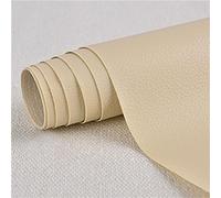 Patch En Cuir auto-adhésif PU trous de réparation Autocollant Cuir Kit Premiers Soins pour Canapé de Siège de Voiture Meubles Vestes Sac À Main Patch beige 2 50 x 137 cm