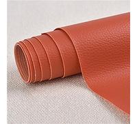 Patch En Cuir auto-adhésif PU trous de réparation Autocollant Cuir Kit Premiers Soins pour Canapé de Siège de Voiture Meubles Vestes Sac À Main Patch Orange 100 x 137 cm