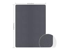 Patch En Cuir Pu Auto-Adhésif Gris