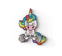 Patch en PVC Happy Unicorn pour sac à dos tactique - Patchs de Cross Trainning pour sacs à dos militaires - Accessoire pour gym conçu en Espagne pour sacs à dos et gilet