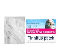 Patch en relief en acouphènes, formule respirante, 13,5x10,3x1,5 cm, autocollants d'oreille, nausée naturel, facile à appliquer, pour le bien-être auditif quotidien