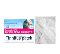 Patch en relief en acouphènes, respirant et confortable à porter, 60 morceaux, sonnerie d'oreille F autocollants, patchs de soutien au bien-être respirant, portables, pour les femmes et les hommes