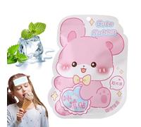Patch en relieff de la fièvre - gel de refroidissement, coussin de peau | Maux de tête bande de température pour adultes bébé coffre-fort compression de traitement apaisant