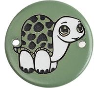 Patch enfant BULLET - SET of 2 - diamètre 26 mm - Blanc,Vert