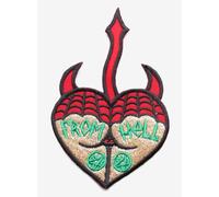 Patch Fesse From Hell Diablesse & Toile D'araignée10.5x6.5cm