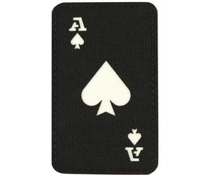 Patch fluorescent Ace Of Spades Laser Cut M-Tac - Black/GID
