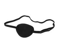 Patch for les yeux unique noir unisexe, lavable et réglable, Concave, accessoires de Cosplay de Pirate for fête à un œil