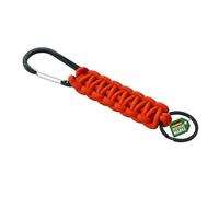 Patch Force - Cordon en paracorde avec mousqueton et anneau porte-clés pour police, pompiers, extérieur, camping, voiture, moto ou randonnée/porte-clés pour homme, femme ou enfant, rouge