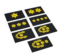 Patch Force - Insigne de grade de police de service supérieur (hD) - Comme badge pour uniforme de police, gilet de protection, sac d'intervention, veste ou sac à dos - Patch velcro en caoutchouc
