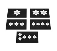 Patch Force - Insigne de grade du premier commissaire de la police (EPHK) - Comme badge pour uniforme de police, gilet de protection, sac d'intervention, veste ou sac à dos - Patch velcro en