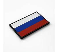 Patch Force - Patch en caoutchouc motif drapeau de la Russie (coloré) 8 x 5 cm - Comme insigne pour uniformes, gilet de protection, sac d'intervention, veste ou sac à dos - Pour l'armée, la police et