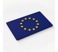 Patch Force - Patch en caoutchouc motif drapeau de l'UE (coloré) 8 x 5 cm - Comme insigne pour uniformes, gilet de protection, sac d'intervention, veste ou sac à dos - Pour l'armée, la police et