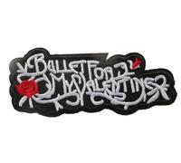 patch groupe bullet for my valentine 10x4cm écusson veste blouson rock roll thermocollant