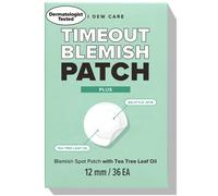 Patch hydrocolloïde anti-acné I DEW CARE - Timeout Blemish Plus | Patchs coréens anti-boutons pour le visage et la peau, grands patchs (12 mm), a