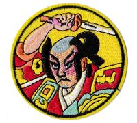 Patch Japon samouraï patche écusson thermocollant guerrier Japonais