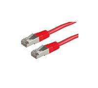 Cordon ROLINE Cat.6 (Classe E) S/FTP (PiMF), rouge, 5 m