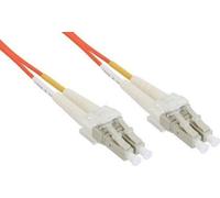PATCH-KABEL - LC (M) - LC (M) - 3 M - GLASFASER - 50/125 MIKROMETER - ( OM2 ) - HALOGENFREI