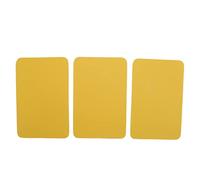 Patch kayak étanche PVC Patch radeau patchs de réparation de bateaux en caoutchouc réglé pour le bateau gonflable Matière PVC de canoë 3 pcs (Jaune)