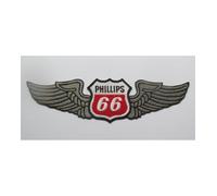 Patch Logo Phillips 66 Aillé Huile Garage 20x5.5 Cm Ecusson Thermocollant