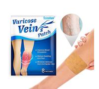 Patch Médical Contre Les Varices, Vascularite, Phlébite, Araignée, Pour L'élimination De L'angiite, À Base De Plantes, 8 Pièces