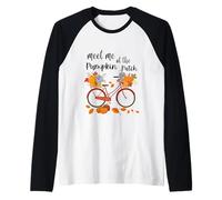 Patch « Meet Me at The Pumpkin » - Récolte d'automne Amusante Manche Raglan