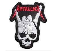 Patch Metallica Crane Main 10x8cm Écusson Hard Roll Thermocollant