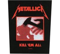 Patch Metallica grand format : Kill 'Em All Sous Licence Officielle Noir G