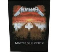 Patch Metallica grand format : Master of Puppets Sous Licence Officielle Noir G