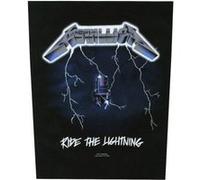 Patch Metallica grand format : Ride The Lightening Sous Licence Officielle Noir G