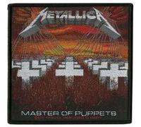 Patch Metallica : Master of Puppets Sous Licence Officielle Noir G