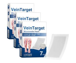 Patch Micro Aiguilles Jambes | Soins Veines Varices Insuffisance Veineuse | Technologie Micro Aiguilles Solubles | Ingrédients Naturels 4 Pièces | Soin Quotidien Adultes (1)