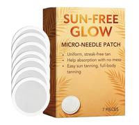 Patch Microneedle Sun Free Glow | Autobronzant Corps,7 Patchs Microneedle Autobronzants | Pour Femmes Hommes Et Voyageurs Vacances D'Été Plage Pré-Mariage Piscine Bal De Promo