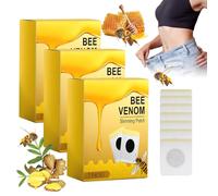 Patch Minceur Venin Abeille, TGKYK 3 Boîtes 21Pcs Venin Dabeille Drainage Lymphatique, Patch Venin Abeille pour Maigrir, Patch Venin Dabeille pour Hommes, femmes