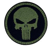 Patch Mini Punisher 51 x 51 mm - Green/Black